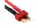 Voedingsconnectors Deans male+female met 16AWG kabeltje